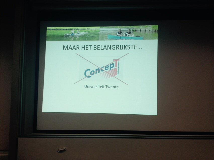 huigert's tweet photo. Hoppa! Vanuit Zwolle #Windesheim wordt hier de oorlog verklaard aan @UTwente (winnaar van de @Betonkanorace 2014) http://t.co/fQyegK6ziO
