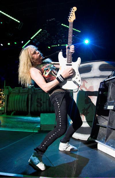 Happy Birthday to guitarist Janick Gers! Dude is insane live!!  