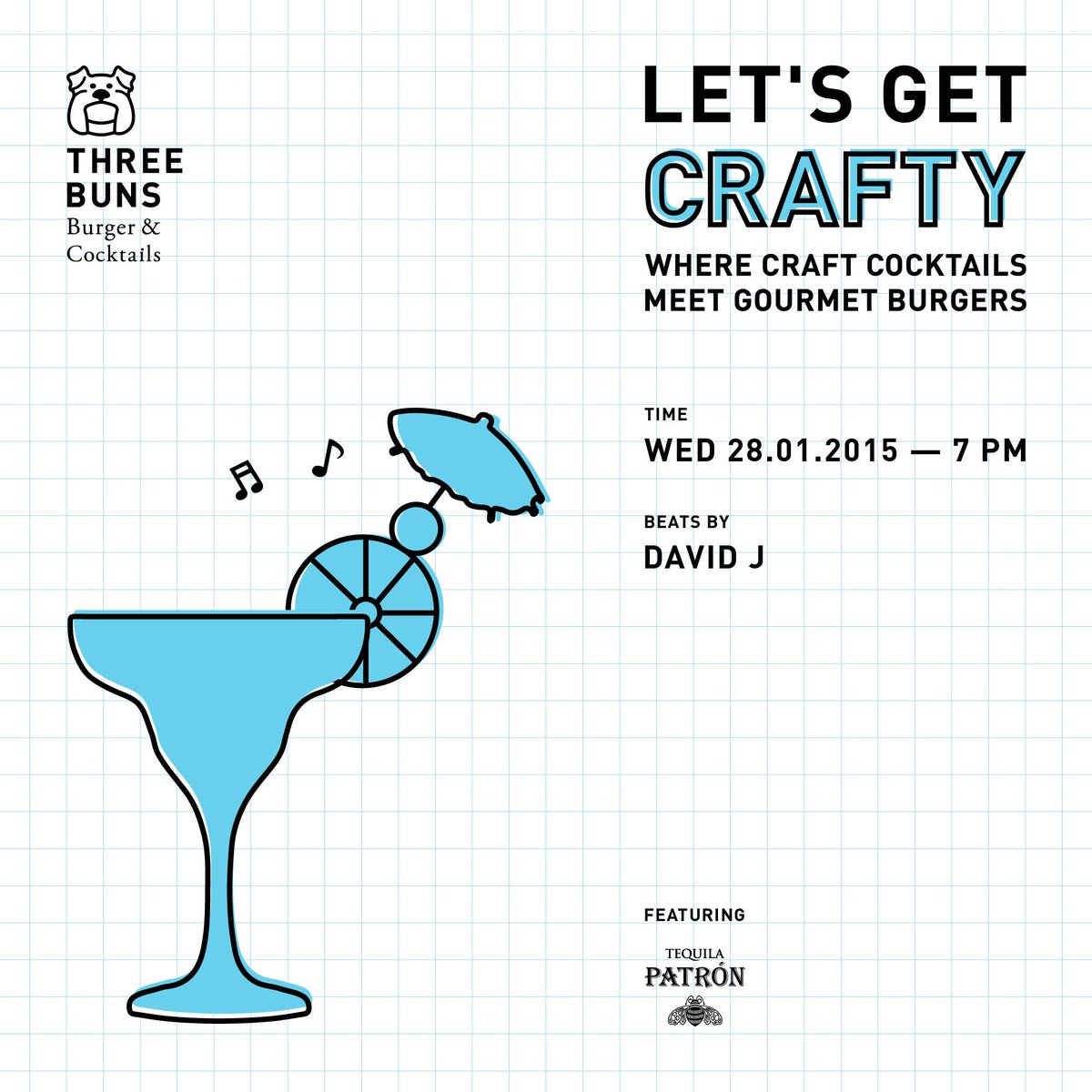 Get the most out of our much loved buns and craft cocktails at Let's Get Crafty! Wed, 28 Jan at 7pm with <a href="/davidjaay/">David J</a>