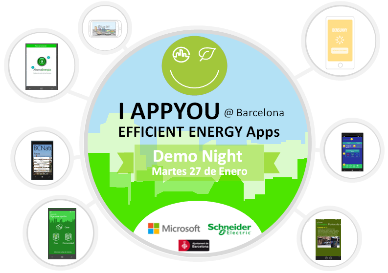 GuillaumeTess's tweet photo. Demo night is tonight in @apocapocbcn ! @SchneiderElec &amp; @Microsoft can´t wait for discovering the 11  #EfficientApp http://t.co/x4JVsnxaUD