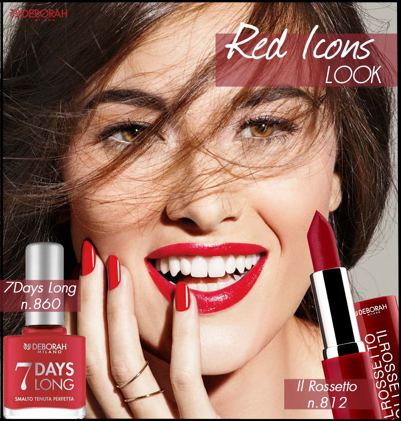 DeborahMilano's tweet photo. Per tutte voi che amate il #rosso su labbra e unghie, ecco come copiare il #look della #RedIcons collection ;) http://t.co/XZ0LAyecvj