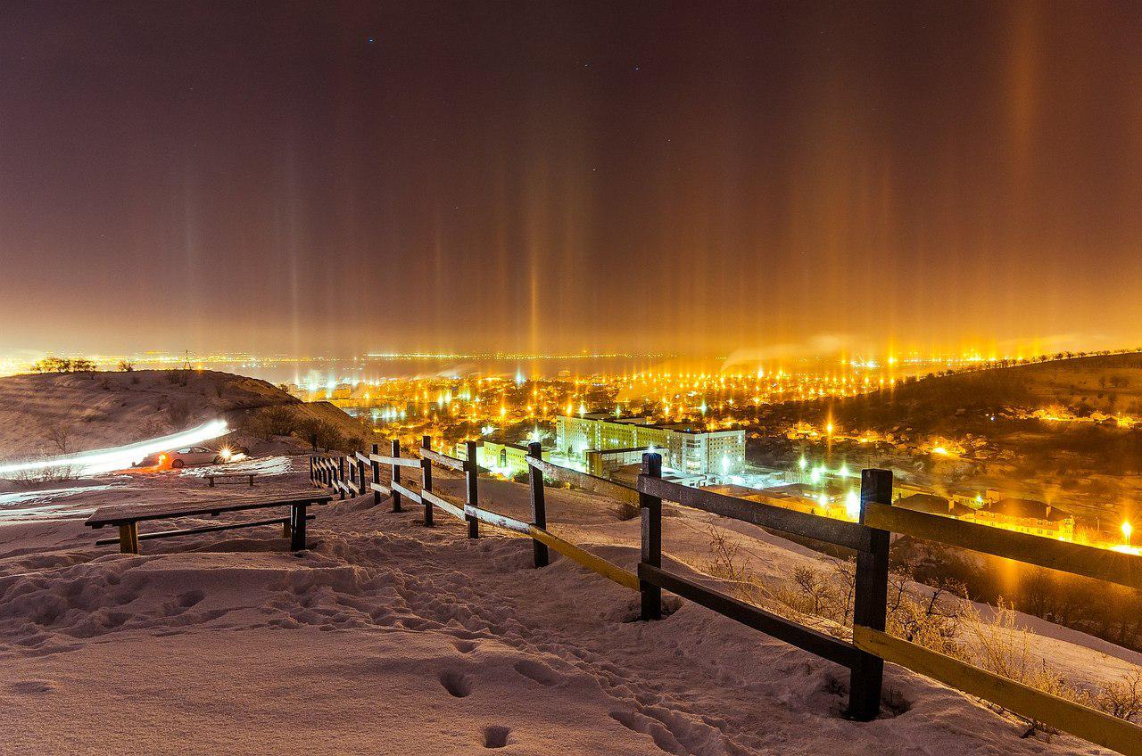 Северное сияние в Саратове