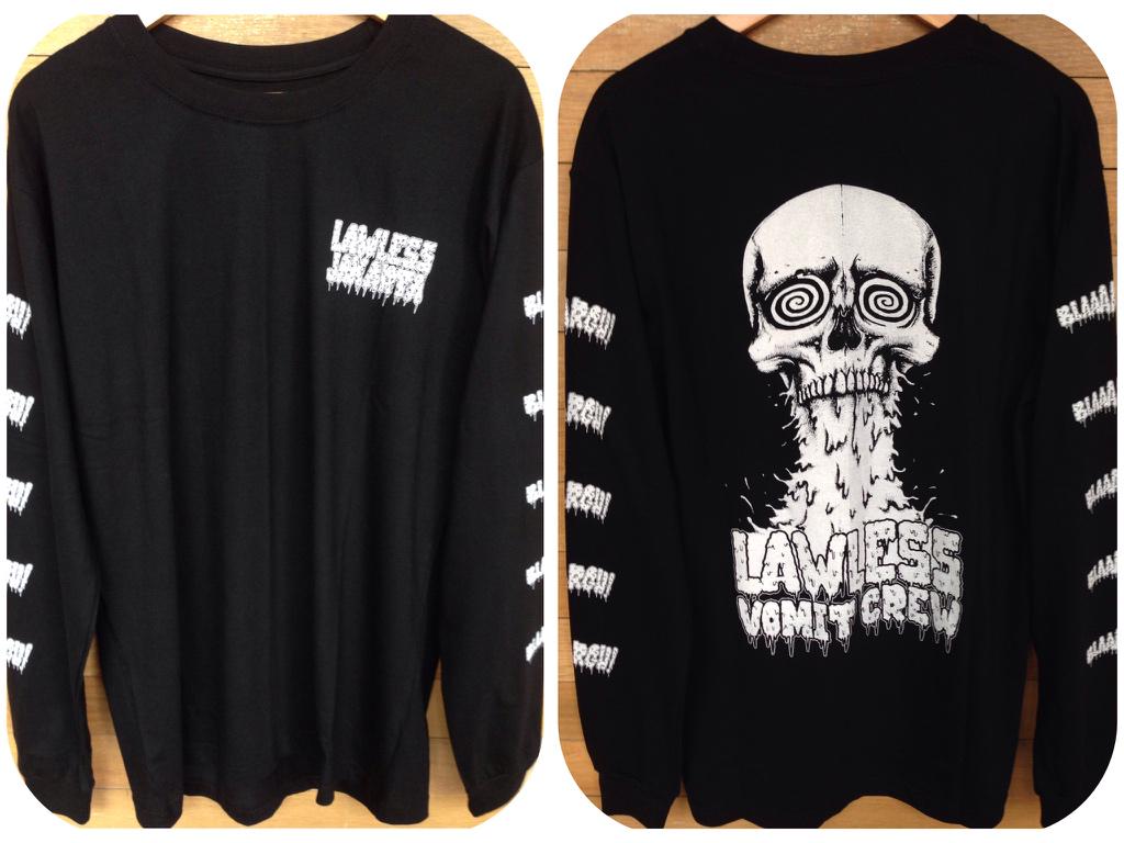 Long Sleeve #LawlessVomitCrew - Blaaargh! | S M L | IDR 185.000 | More info &amp; order : 088210062199 |