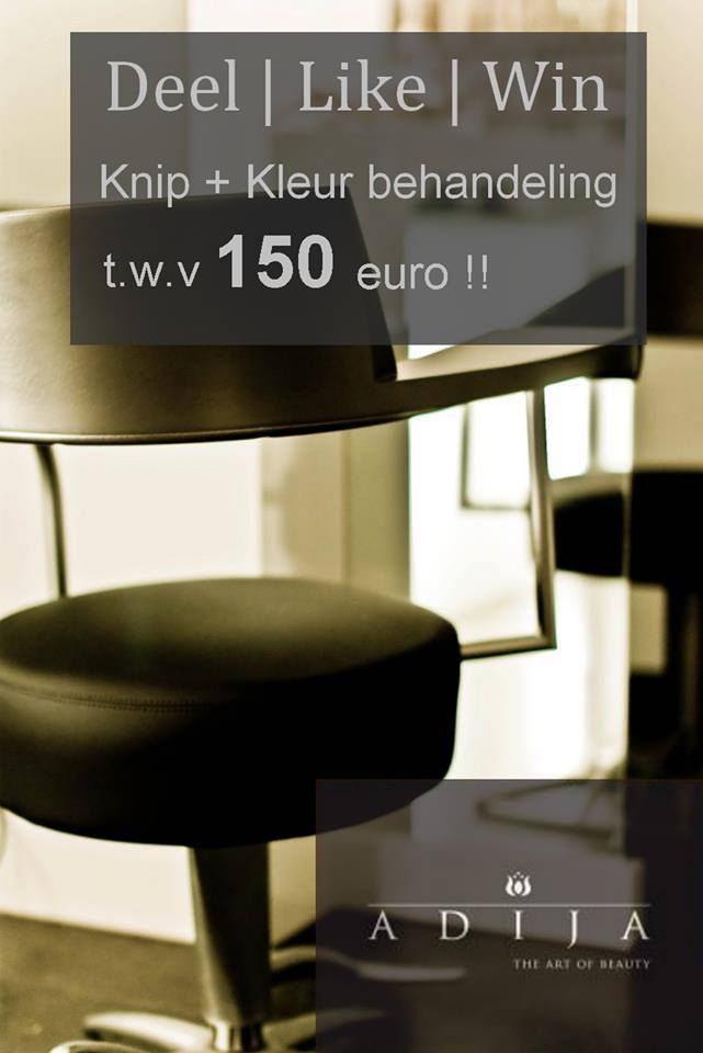 straks op facebook de bekendmaking van de aktie. Wie wint de knip en kleurbehandeling?? Hou onze pagina in de gaten..