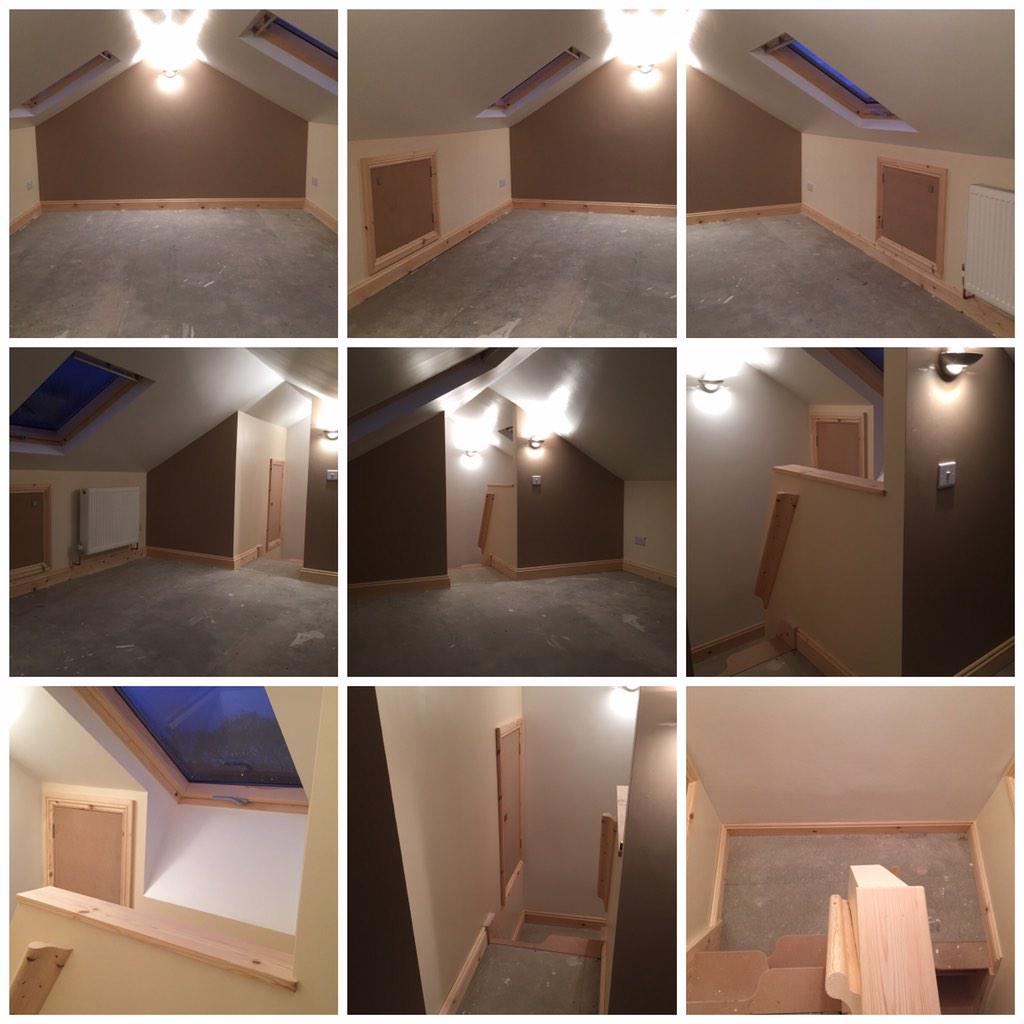 DJMCarpentry's tweet photo. Completed loft we did back in December http://t.co/DsGqv851pw