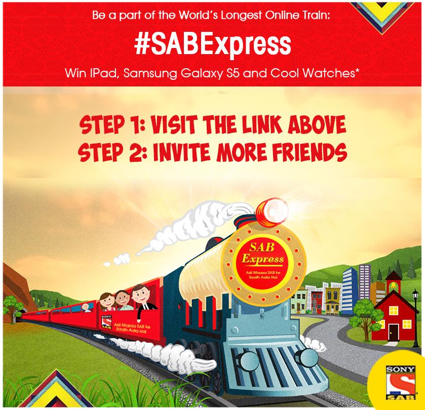 sabtv's tweet photo. Participate in #SABExpress & get a chance to win iPad and cool watches #SABTV
Visit:http://t.co/T0ozmy45VH http://t.co/8BP7s4gf4I