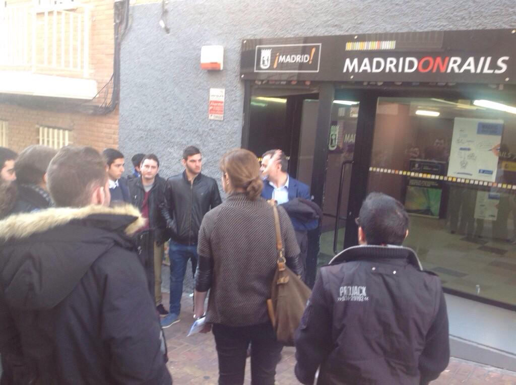 MadridEmprende's tweet image. Llegamos a #madridOnRails en este #touremprendedorFP