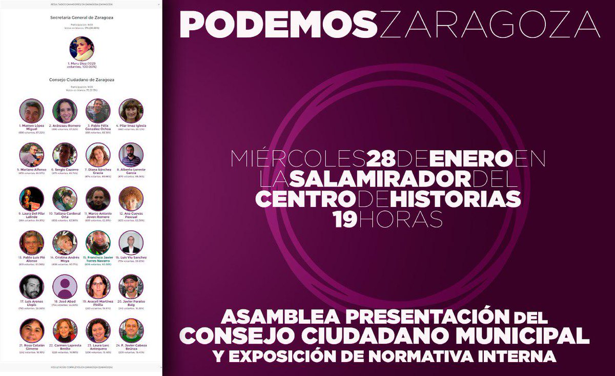 Vente a conocer al Consejo Ciudadano y la nueva normativa mañana las 19:00h. en el Centro de Historias.