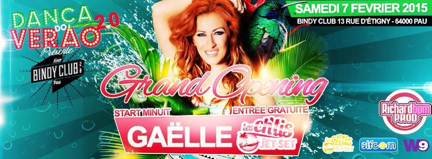 GaelleNews's tweet photo. #BOOKING: Gaëlle sera en booking le 7 Février au "Bindy Club" à Pau (64000). http://t.co/eBhN89pCNE