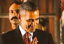 anjanaomkashyap's tweet photo. नमस्ते !
#ObamaInIndia #ModiMeetsObama #impressed http://t.co/XRqAe5akxD