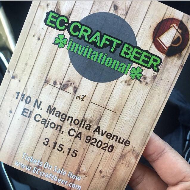 sdbrewers's tweet photo. Join us 15 Mar 2015 for @eccraftbeer! 40+ Breweries. Food trucks. Live Music. Tickets available now! #ECcraftbeer http://t.co/1Jl7FuLK5G