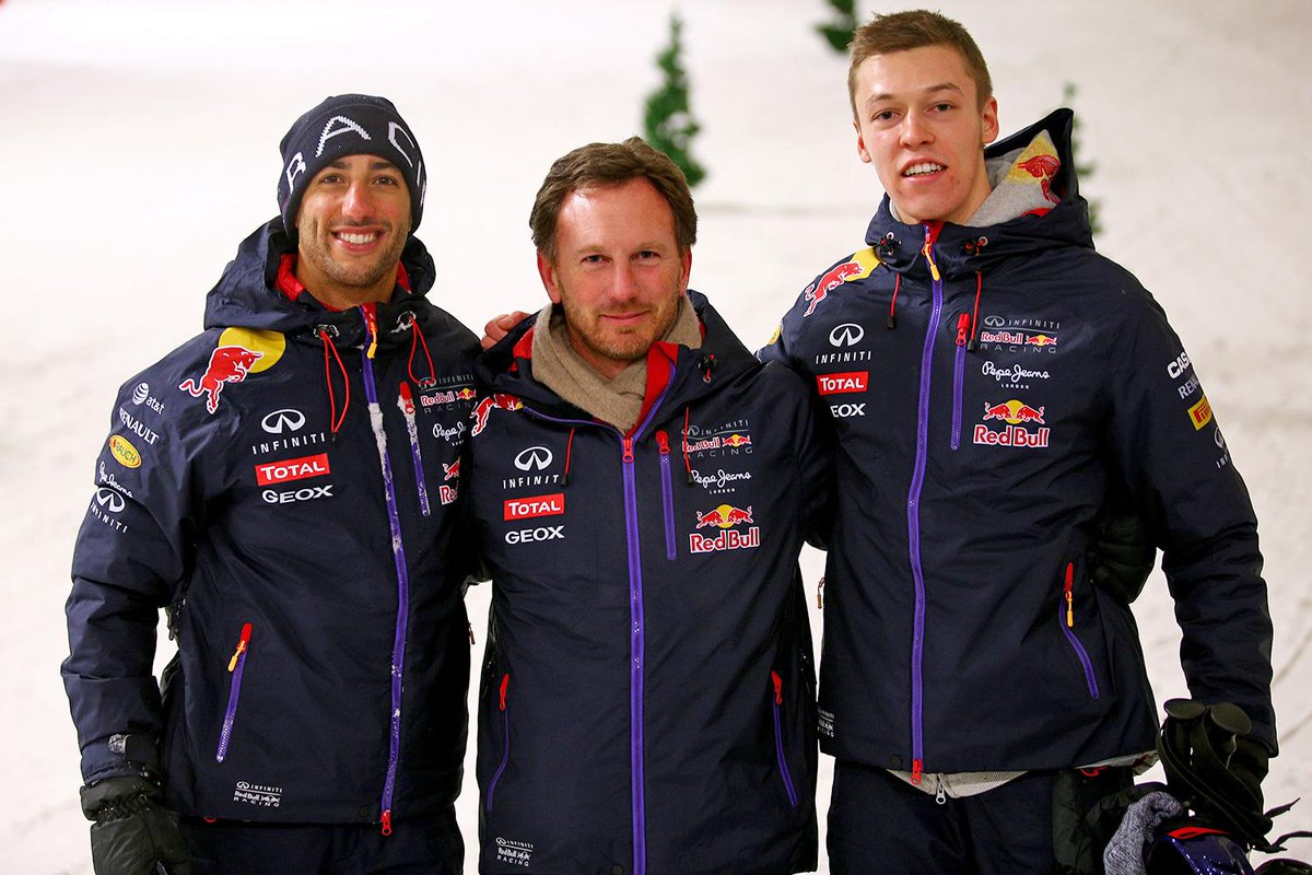 Oracle Red Bull Racing on Twitter: "Bringing the Mountains to MK. 2015 &amp; @Dany_Kvyat the slopes. http://t.co/fXtS3vruwC #F1 / Twitter