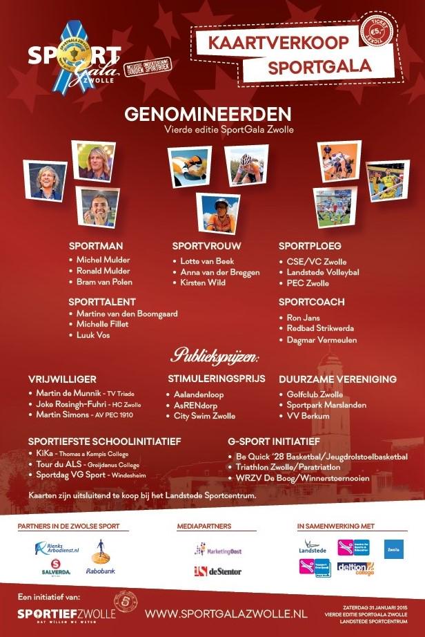 Zaterdag → SportGala Zwolle → tickets zijn t/m vrijdag 17.00 uur te koop aan de receptie van <a href="/LandstedeSport/">Landstede Sportcentr</a> #zwolle