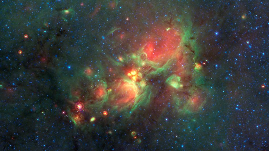NASA's tweet photo. Citizen scientists lead astronomers to mystery objects in space: http://t.co/oMgeXfzqPB @milkywayproj @NASAspitzer http://t.co/LupwoanqsG