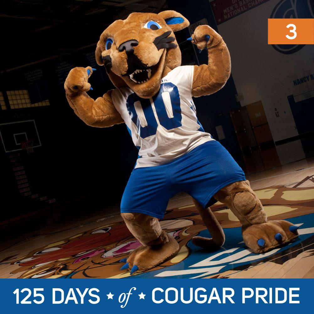 USFFW's tweet photo. Johnny Cougar reps USF all day, every day. Day 3 of #USFFW125 #CougarStrong http://t.co/qz3awNwOWB