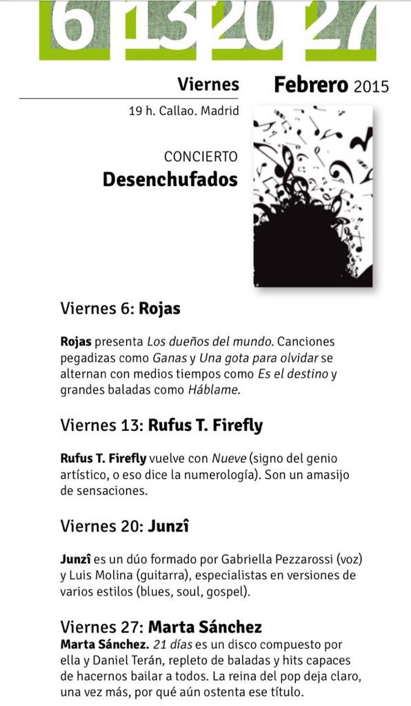 RojasOficial_'s tweet photo. Presentación y firma de discos en Madrid chic@s. Os dejo mas info:
https://t.co/8xCVUrM2zV
Ya con ganas... Bst! http://t.co/O5q3OSOCQ9