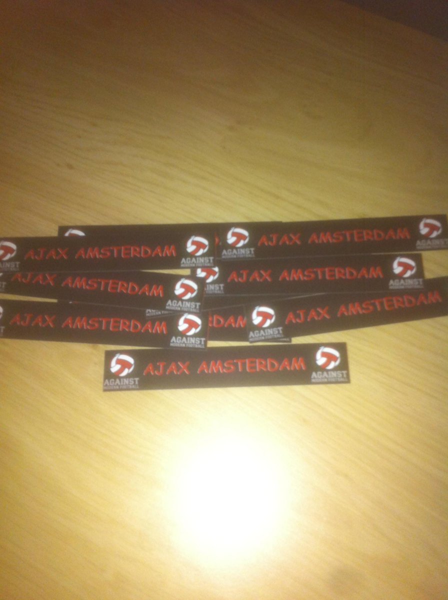 Alleen deze week: tien extra Ajax Amsterdam AMF stickers gratis bij elke bestelling!!