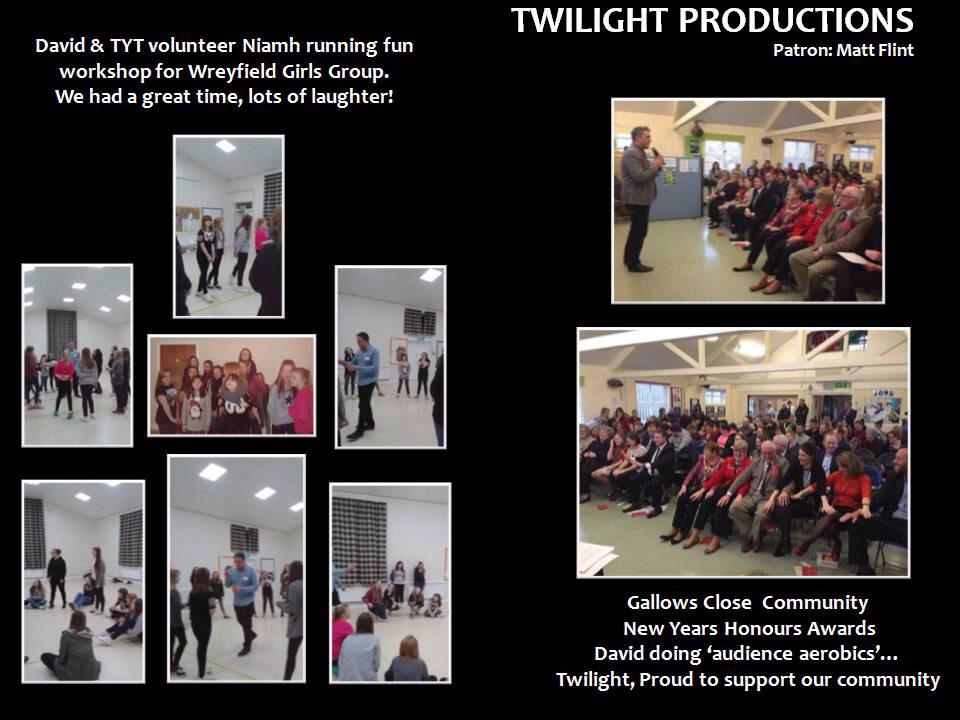 Twilight Productions (@twilightprods) on Twitter photo Great day yesterday <a href="/GallowsClose/">Gallows Close Centre</a> & Wreyfield girls group! @moorhouseb Thank you for inviting us! #proudtwilight Great day yesterday <a href="/GallowsClose/">Gallows Close Centre</a> & Wreyfield girls group! @moorhouseb Thank you for inviting us! #proudtwilight