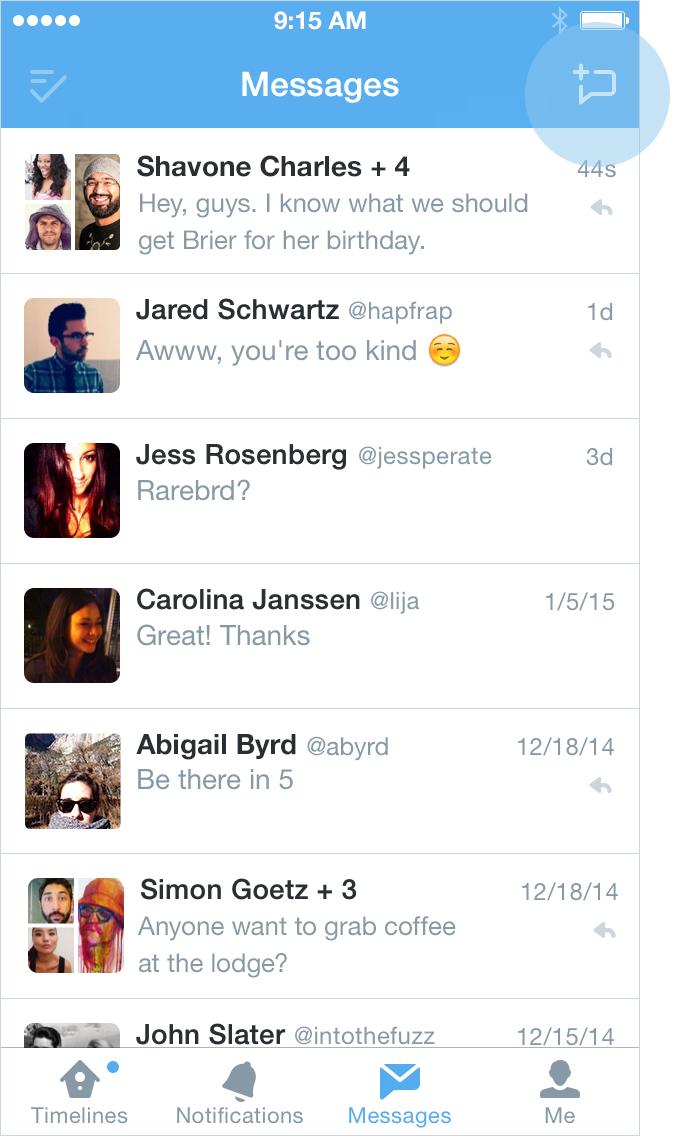Twitter France on Twitter "[NOUVEAU] Les discussions de groupe via