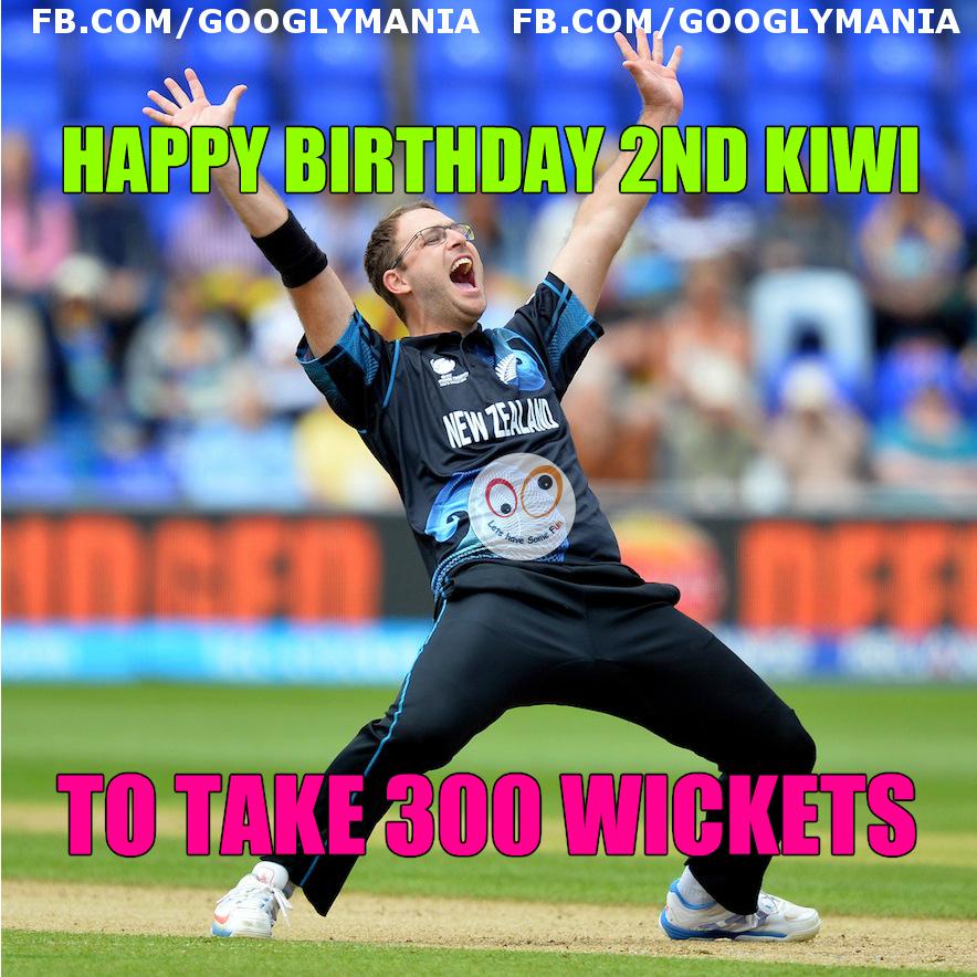 Happy B\thday Daniel Vettori 

Wish him now on  