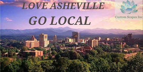 CustomScapesInc's tweet image. #LOVE #ASHEVILLE GO #LOCAL remember folks 70% of the #money you spend #locally stays local!