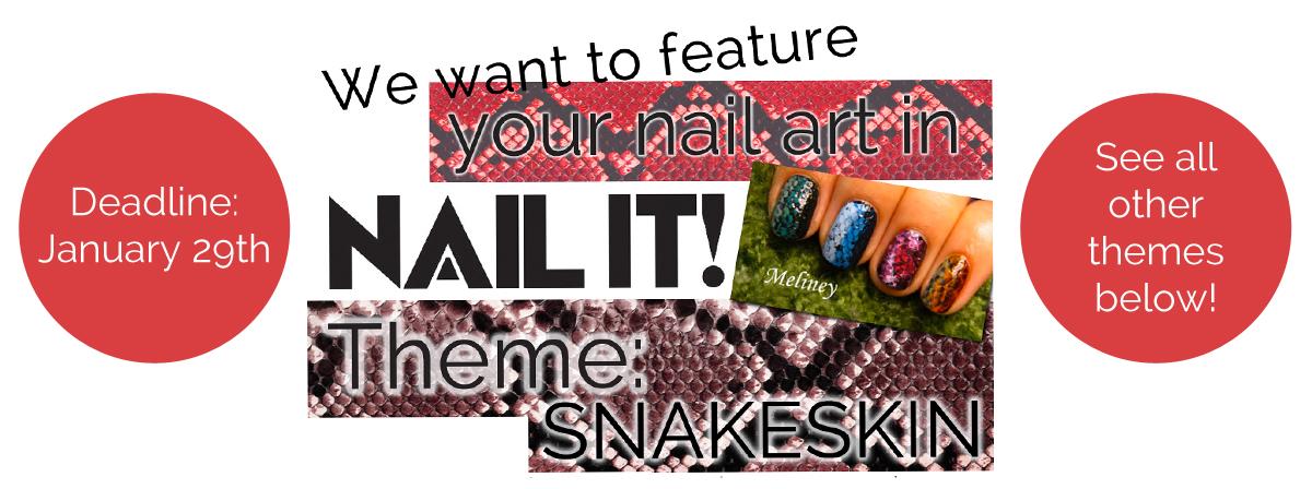 Got animal print mani ideas? How to Submit Your Nails to <a href="/Nailitmag/">Nail It! Magazine</a> buff.ly/1zeanVi deadline is 1/29! #nailart