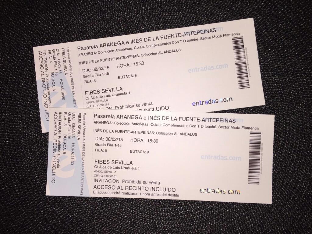 Nuevo post publicado en el Facebook de Con T D'Touche, Sorteo de dos entradas para Simof, bases en facebook.