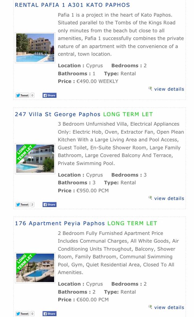OverseasLocator's tweet image. Long Term Rentals