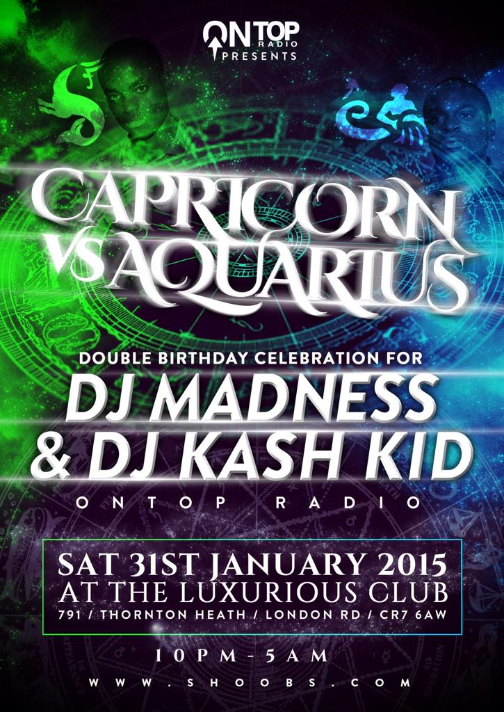 OnTopFM's tweet image. @HeartInMusicENT Rt KASH KID &amp;amp; MADNESS BIRTHDAY BASH IS THIS WEEK @ CLUB 791 CR7,6AW TICKETS &amp;gt; bit.ly/1Dn5ES9