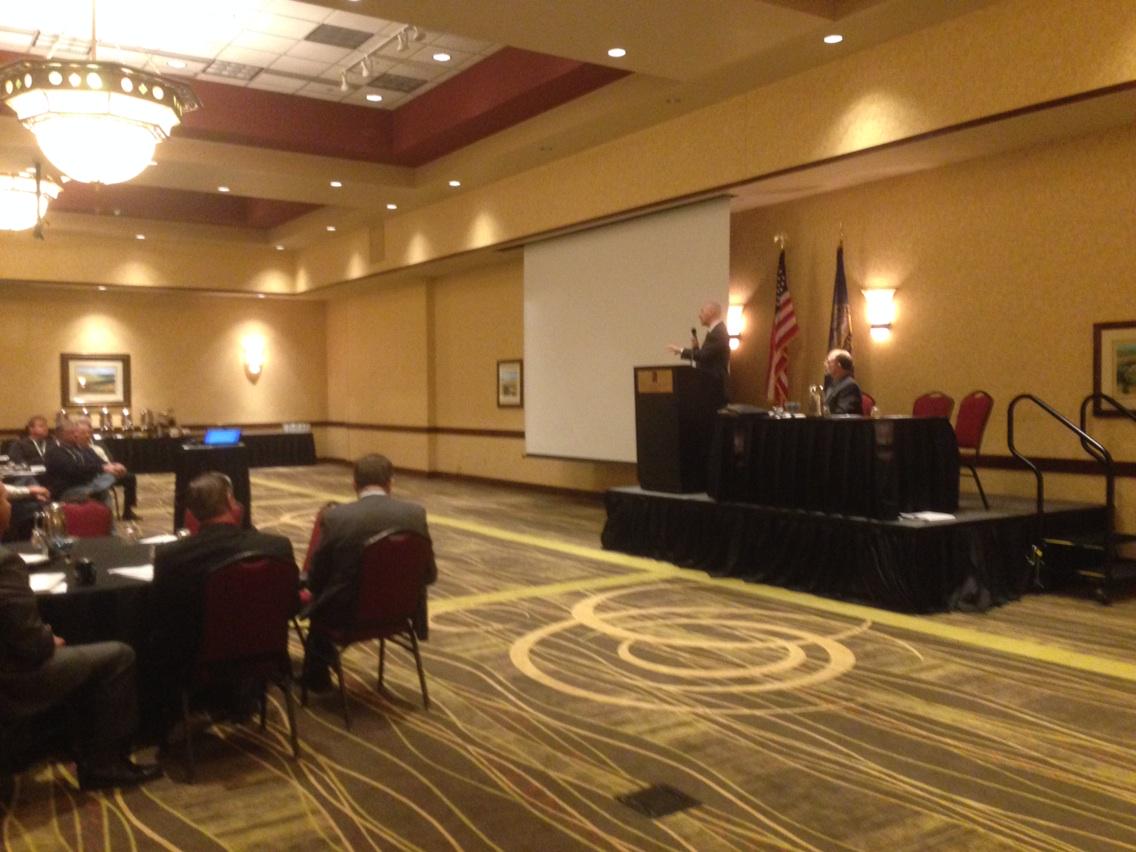 Governor Pete Ricketts kicking off the 2015 NRD Legislative conference!