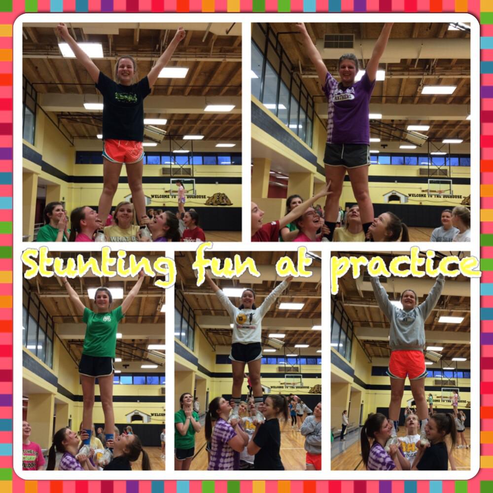 BMScheerleading's tweet photo. Having some fun doing new skills at our last practice of the session @BatchelorMS http://t.co/2dPTc2KQfs