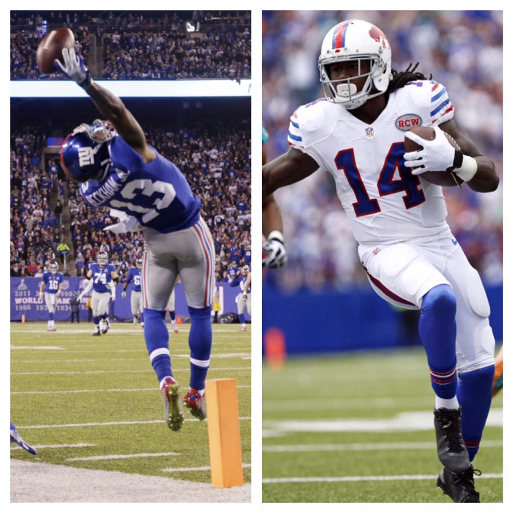 sportsnewsdq's tweet image. Who will have a better NFL career? Retweet for Odell Beckham Jr, Favorite for Sammy Watkins. #NFLMatchups