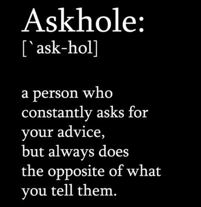 Do you know any askhole?