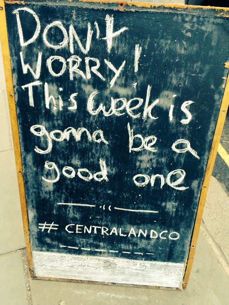 kbarnesy's tweet photo. Loving #Positive #Vibes from #CENTRALANDCO to Londoners. Everyday a different message which ALWAYS makes me #smile! http://t.co/nDSirtOrpx