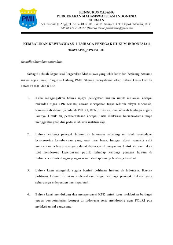 PMII SLEMAN tweet media