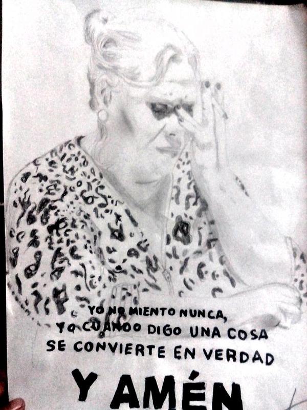 Qué arte tiene este dibujo de la gran #CarminaYAmén realizado por @KingOfDark20S y @PutoColador: