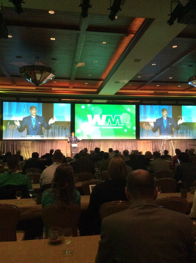 RobBahl1's tweet photo. Waste Management sustainability forum 
#SustainForum http://t.co/Xl0WuJCqxK