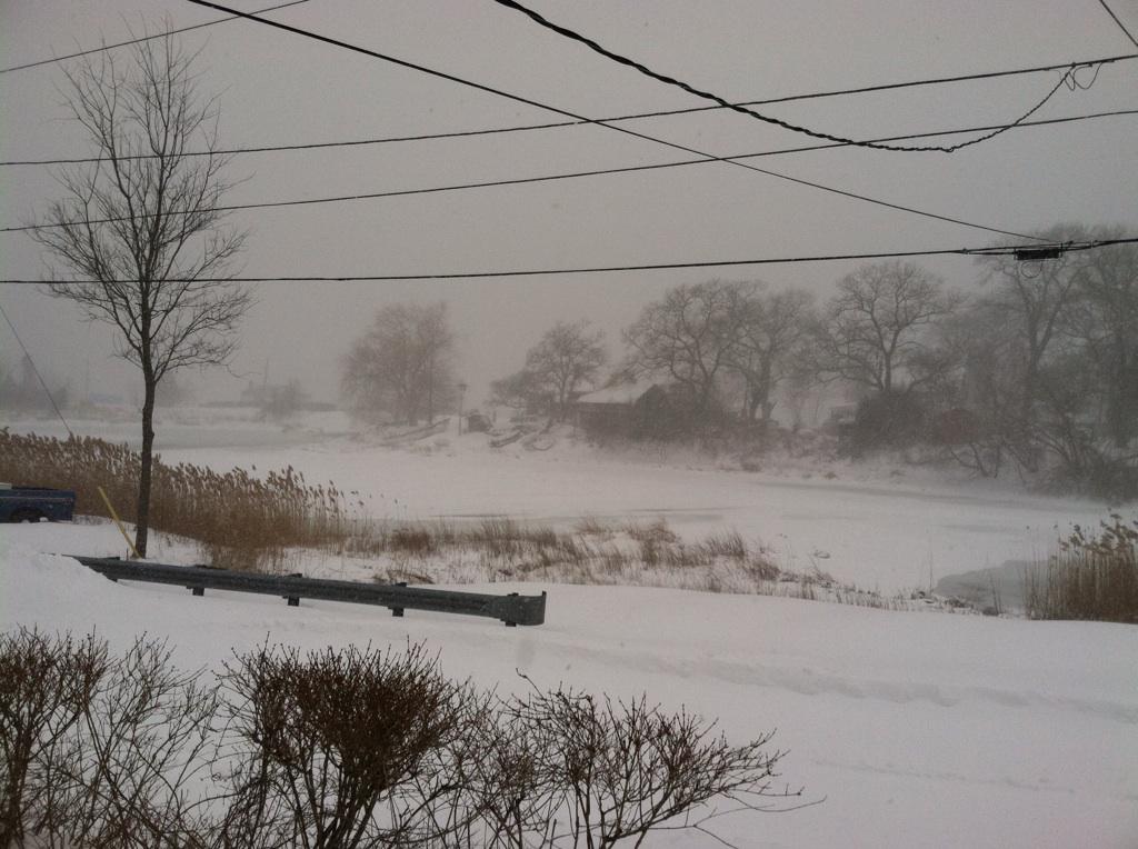 Snowed in Oakland Beach!!! :) #nbc10blizzard