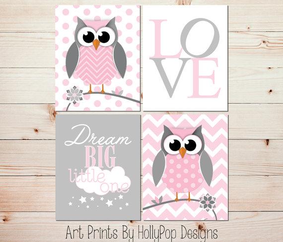 Girl Nursery Decor-Pink Gray etsy.com/listing/199014… via <a href="/EtsySocial/">EtsySocial</a> #Etsymntt