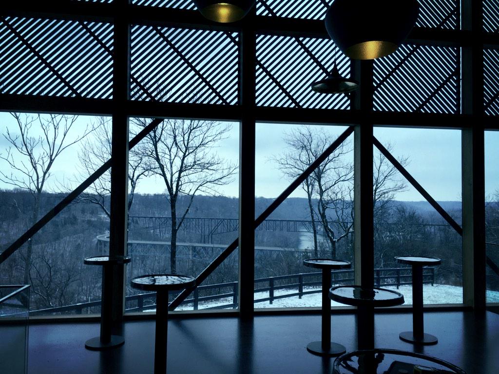 Quite a view from the new <a href="/WildTurkey/">Wild Turkey</a> Visitor Center this am