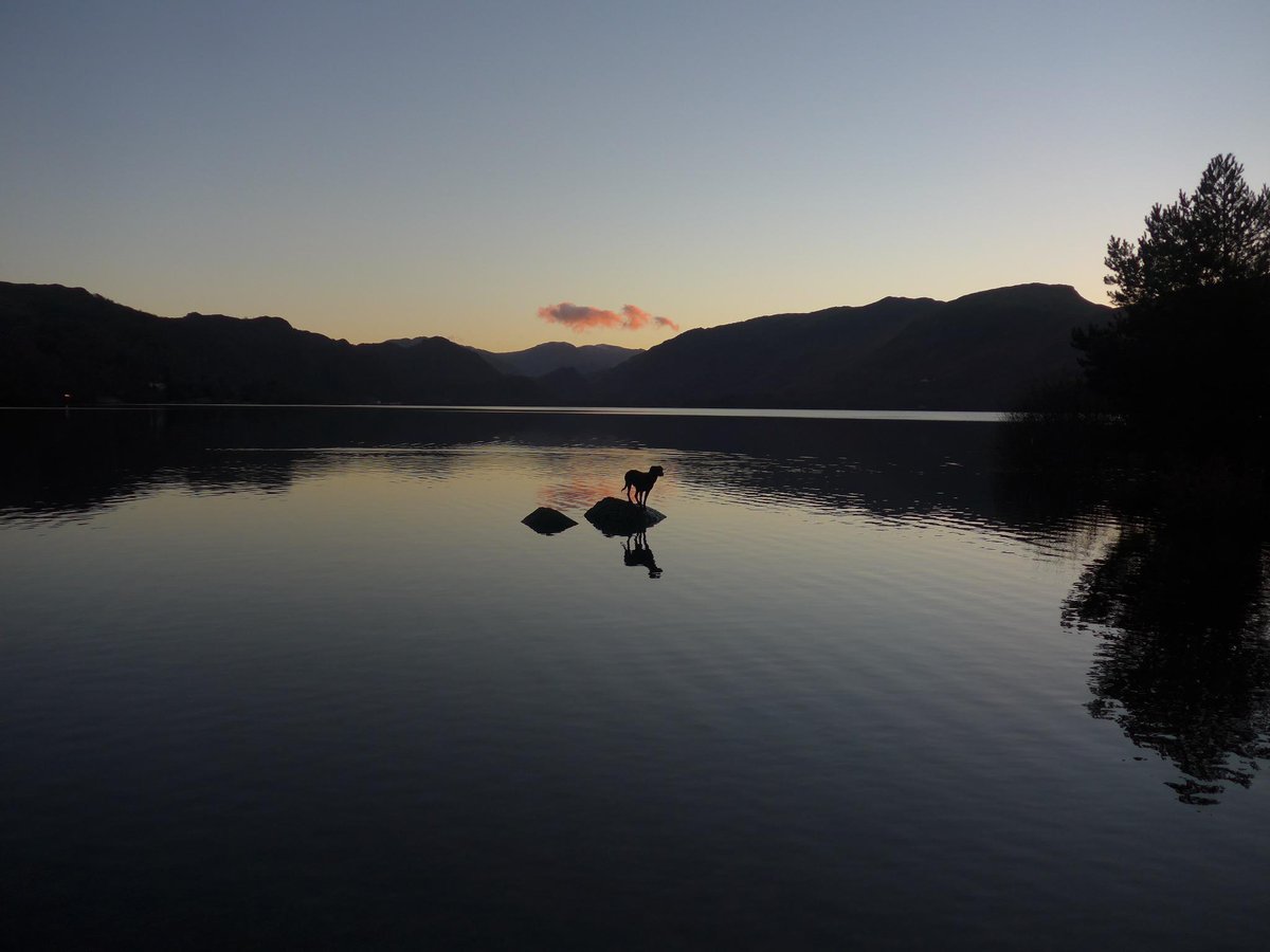 Strange beast on the <a href="/nationaltrust/">National Trust</a>  stone at sunset the other evening <a href="/Keswicklocks/">Keswick Locksmiths</a> <a href="/Ilovethelakes1/">I❤TheLakes</a> <a href="/KeswickTourism/">info@keswick.org</a>