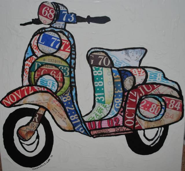 taxdiscart's tweet photo. http://t.co/r3cgiHbGbX commissions for new work being taken now. Tweet me. What vehicle do you want doing? #sheffieldhour #taxdisc #art