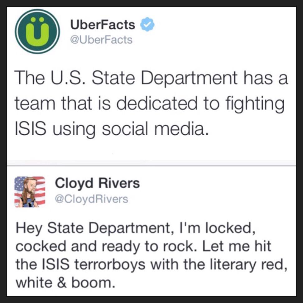 CloydRivers's tweet image. Merica.