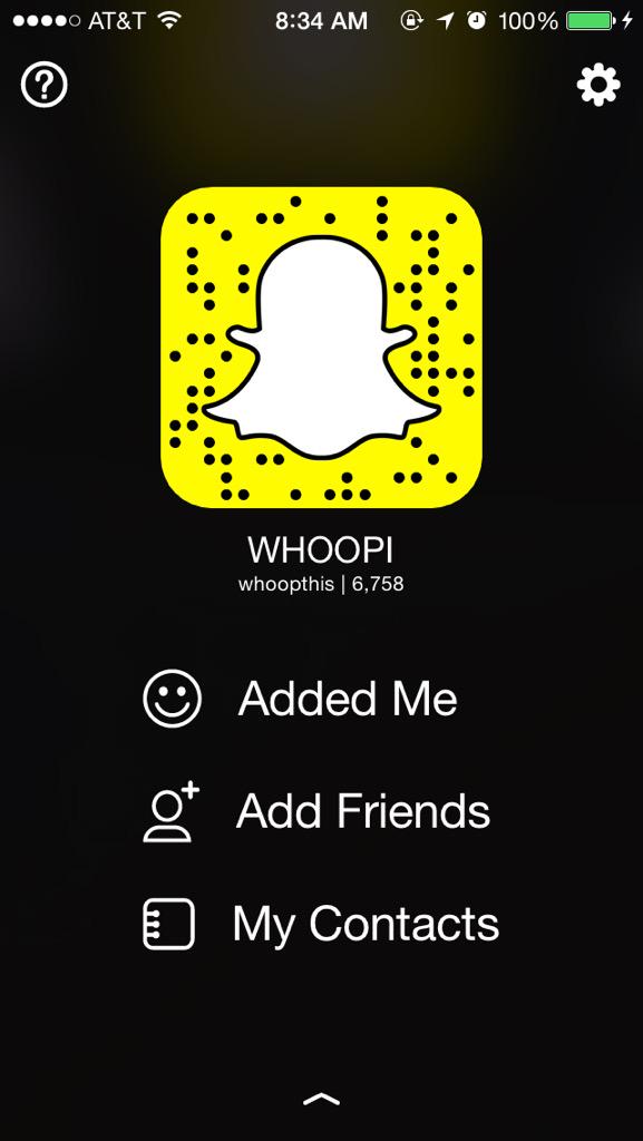 𝙒𝙃𝙊𝙊𝙋𝙄 on Twitter: "Add me on the updated @Snapchat by pointing your