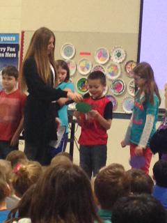 Literacy Day assembly at Joe Clark