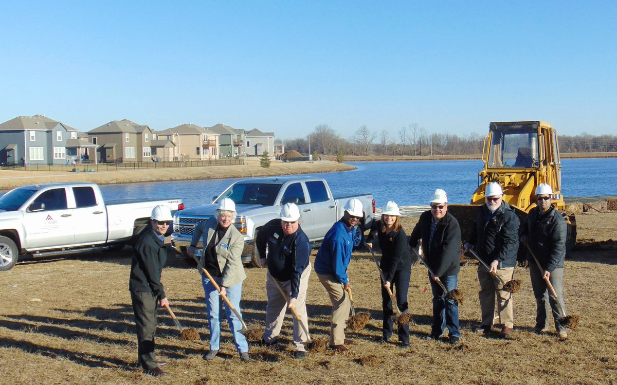 SummitHomesKC's tweet photo. We have officially broke ground on the 2015 @StJude Dream Home! Get all the updates here: http://t.co/kMG3sESZpI http://t.co/1tqGmAzudf