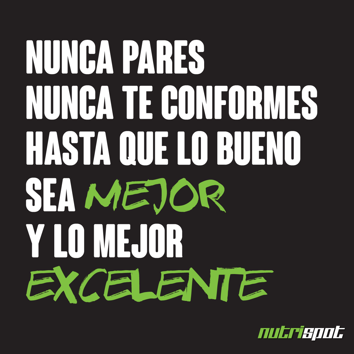 nutrispothn's tweet photo. ¡El límite lo pones tu! #NuncaPares #NoTeRindas #NadaEsImposible #CreeEnTíMismo #Nutrispot http://t.co/s5hiIhlECj