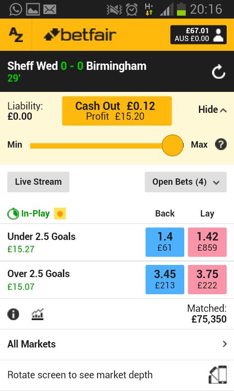 Bettradingtips's tweet photo. Another winning trade tonight. Cashed out early but family first :-) #BTT #BTTLIVE #SWFCvBCFC http://t.co/R43MdXDFs7
