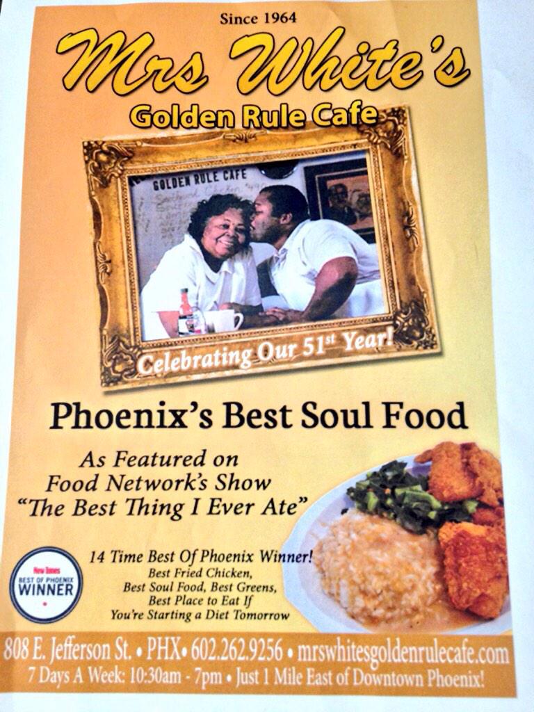 MrsWhitesCafe's tweet photo. @KevinHart4real  ‼️In town for **Super Bowl **+week? Come down to MRS. WHITES SOUL FOOD CAFE for some GOOD eating‼️ http://t.co/FDG9vCxanQ