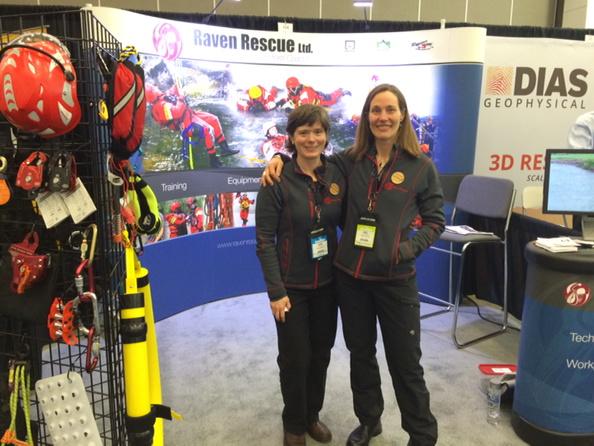 UTMExploration's tweet photo. #roundup2015 trade show continues with #Smithers' own #Ravenrescue!  Did I mention over 70 registrants from Smithers? http://t.co/qDfKXFyjI4
